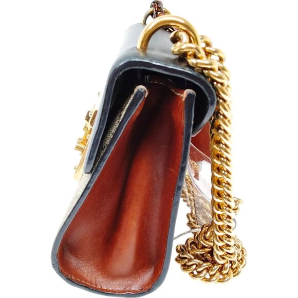 641602BA (X6) Gucci Shoulder Bag Brown PVC - Picture 2 of 9